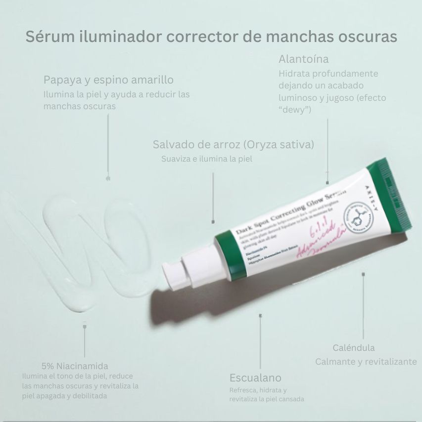 Sérum Iluminador Corrector de Manchas Oscuras Axis-Y - Imagen 3