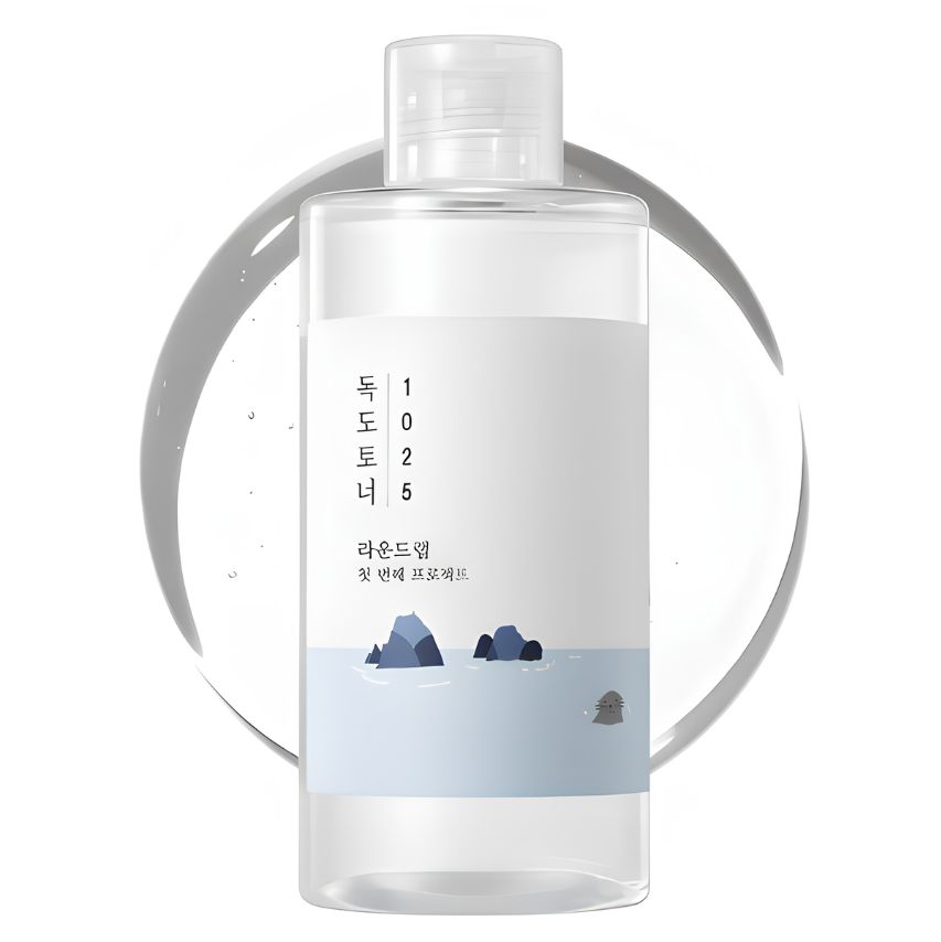 Tónico facial coreano Round Lab Dokdo 1025 hidratante para piel sensible